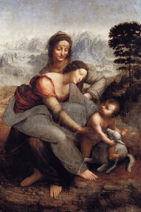 La Vierge, l’Enfant Jésus et sainte Anne / Léonard de Vinci