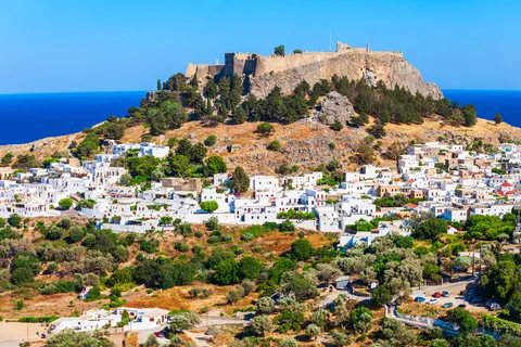 Akropolis van Lindos / Griekenland