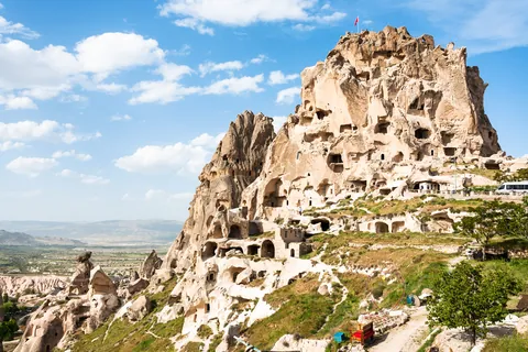 Burcht van Uçhisar / Turkije