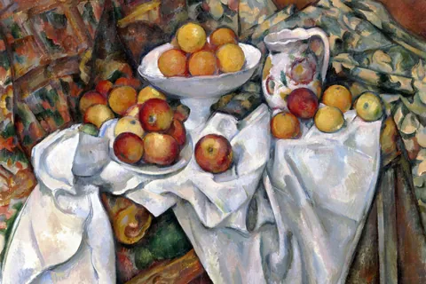 Natura morta con mele e arance / Paul Cézanne