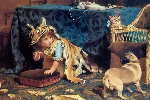 Een monster / Charles Burton Barber
