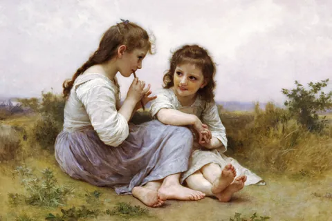 Een kinderidylle / William-Adolphe Bouguereau