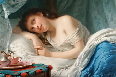 Liggende schoonheid / Fritz Zuber-Bühler