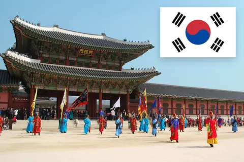 Republiek Korea Gyeongbokgung-paleis