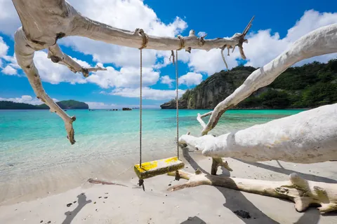 Spiaggia di Sakaiura, isola di Chichijima