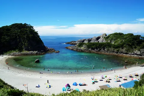 Spiaggia di Tomari, isola di Shikinejima