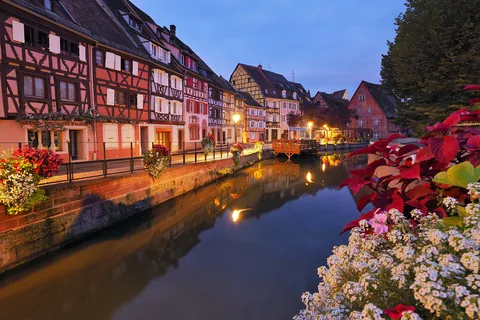 Colmar bij nacht