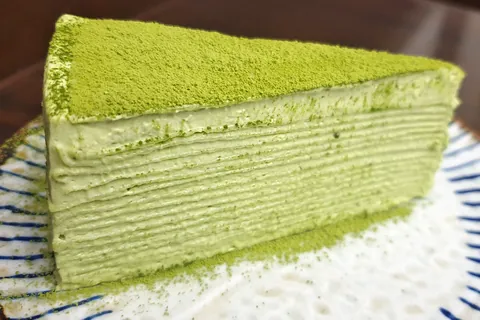 Mille-crêpe au matcha