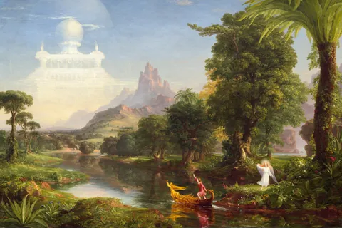 Le Voyage de la vie : la Jeunesse / Thomas Cole