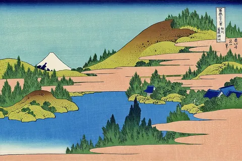 相州箱根湖水