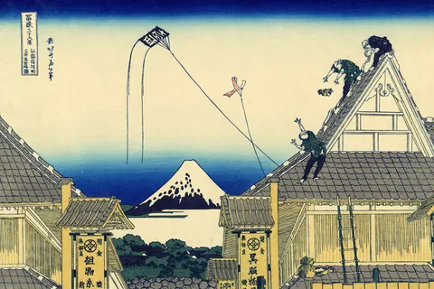 江都骏河町三井见世略图