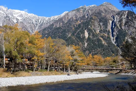 上高地の吊り橋