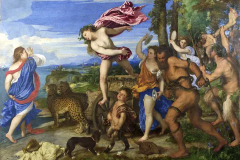 Bacchus en Ariadne / Titiaan