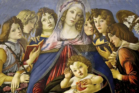 Madonna met de granaatappel / Sandro Botticelli