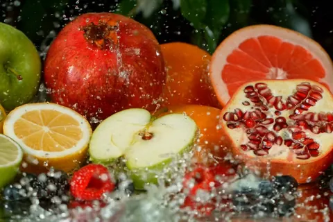 Frutas de colores