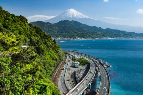 Monte Fuji visto do Passo Satta, Shizuoka