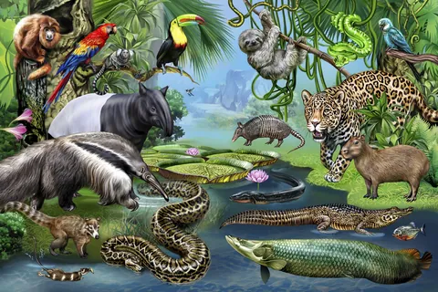 南米の野生動物