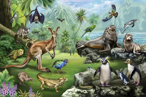 ニュージーランドの野生動物