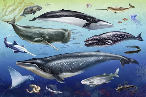 海に生きる野生動物