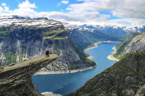Trolltunga in Vestland county, Norway