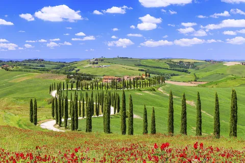 Val d'Orcia in Tuscany, Italy