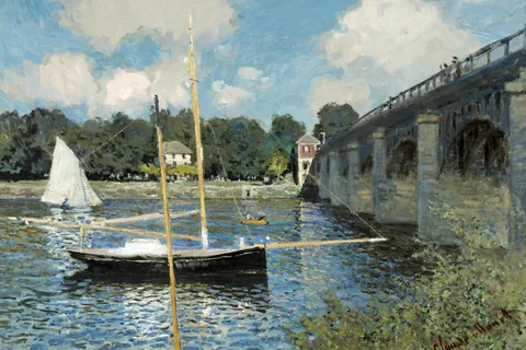 De brug van Argenteuil / Claude Monet