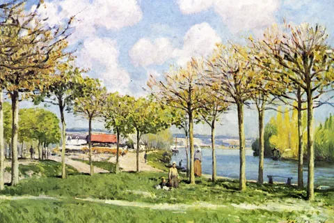 De Seine bij Bougival / Alfred Sisley