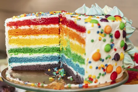 Gâteau arc-en-ciel / États-Unis